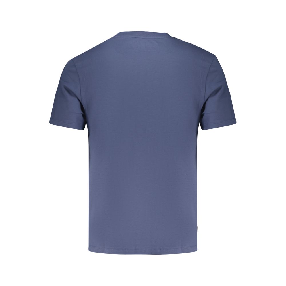 Blaues Herren-T-Shirt aus Baumwolle