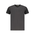 Black Cotton Men T-Shirt