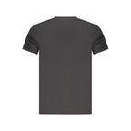 Black Cotton Men T-Shirt