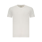 White Cotton Men T-Shirt