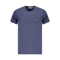 Herren-T-Shirt aus blauer Baumwolle
