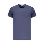 Herren-T-Shirt aus blauer Baumwolle