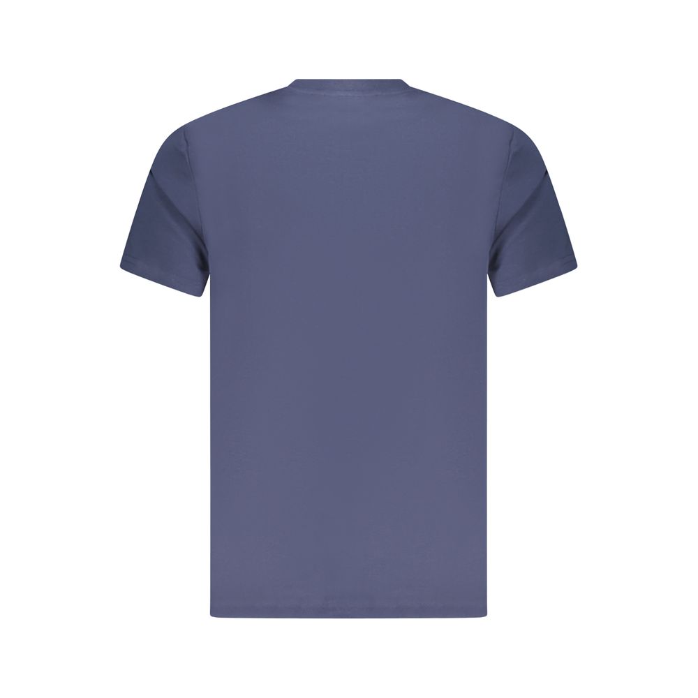 Herren-T-Shirt aus blauer Baumwolle