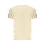 Beige Cotton Men T-Shirt
