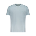 Hellblaues Baumwoll-Herren-T-Shirt