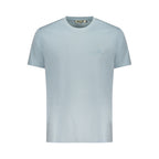 Hellblaues Baumwoll-Herren-T-Shirt