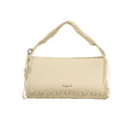 Beige Polyurethan-Damenhandtasche