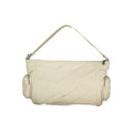 White Polyurethane Women's Shoulder Bag