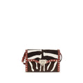 Multicolor Calf Leather Bos Taurus Shoulder Bag