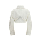 White Cotton Denim Jacket