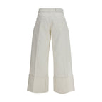 White Cotton Denim Jeans