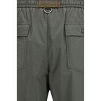 Gray Cotton Bermuda Shorts