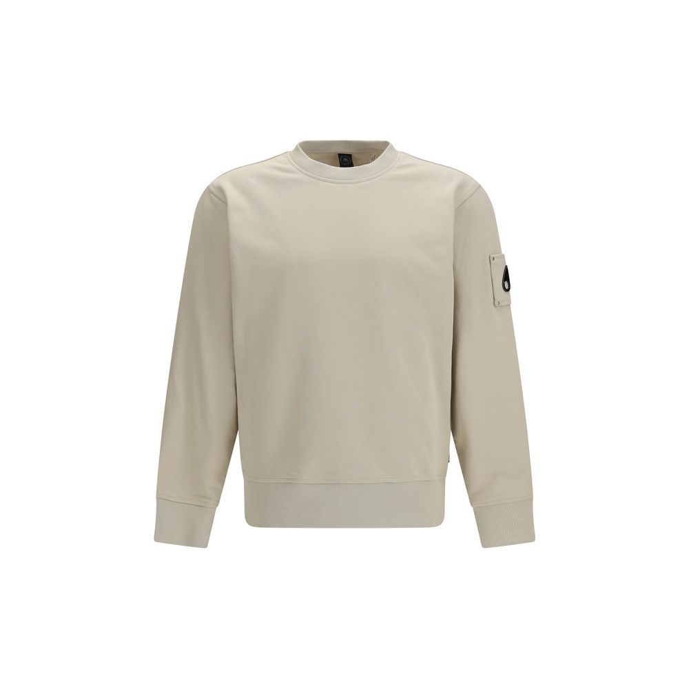 Beiges Baumwoll-Sweatshirt