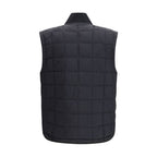Gilet nero in nylon senza maniche
