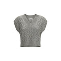 Bicolor-Seiden-Sweatshirt