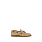 Brown Calf Leather Bos Taurus Slip-On Loafers
