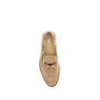 Brown Calf Leather Bos Taurus Slip-On Loafers