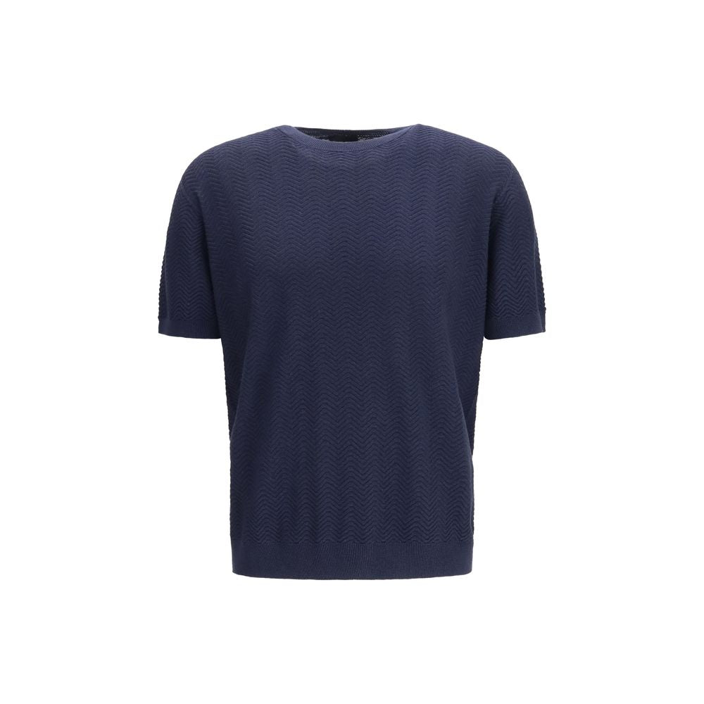 Felpa di seta blu