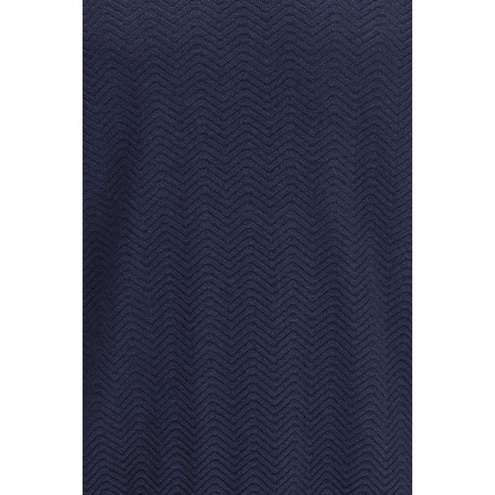 Felpa di seta blu