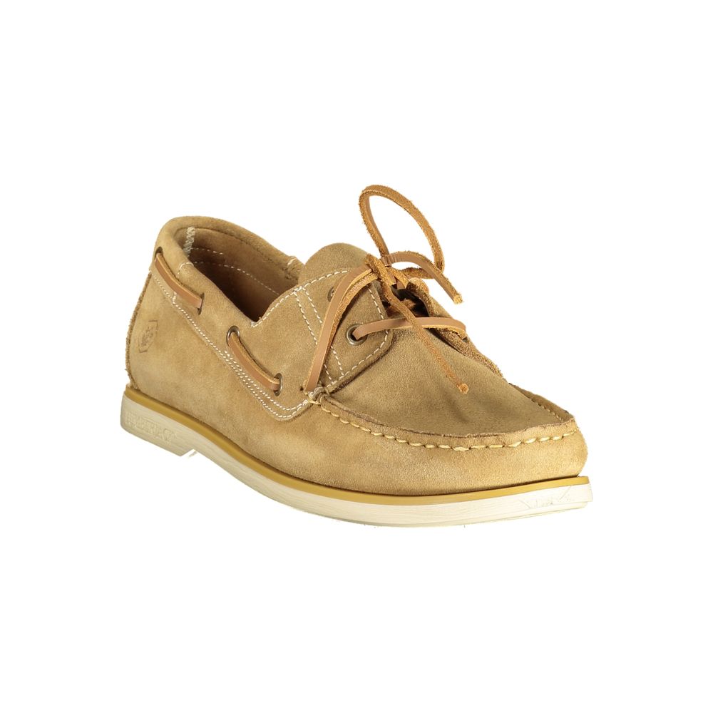Beige Leder Herren Klassischer Schuh