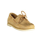 Beige Leder Herren Klassischer Schuh