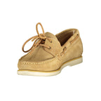 Beige Leder Herren Klassischer Schuh