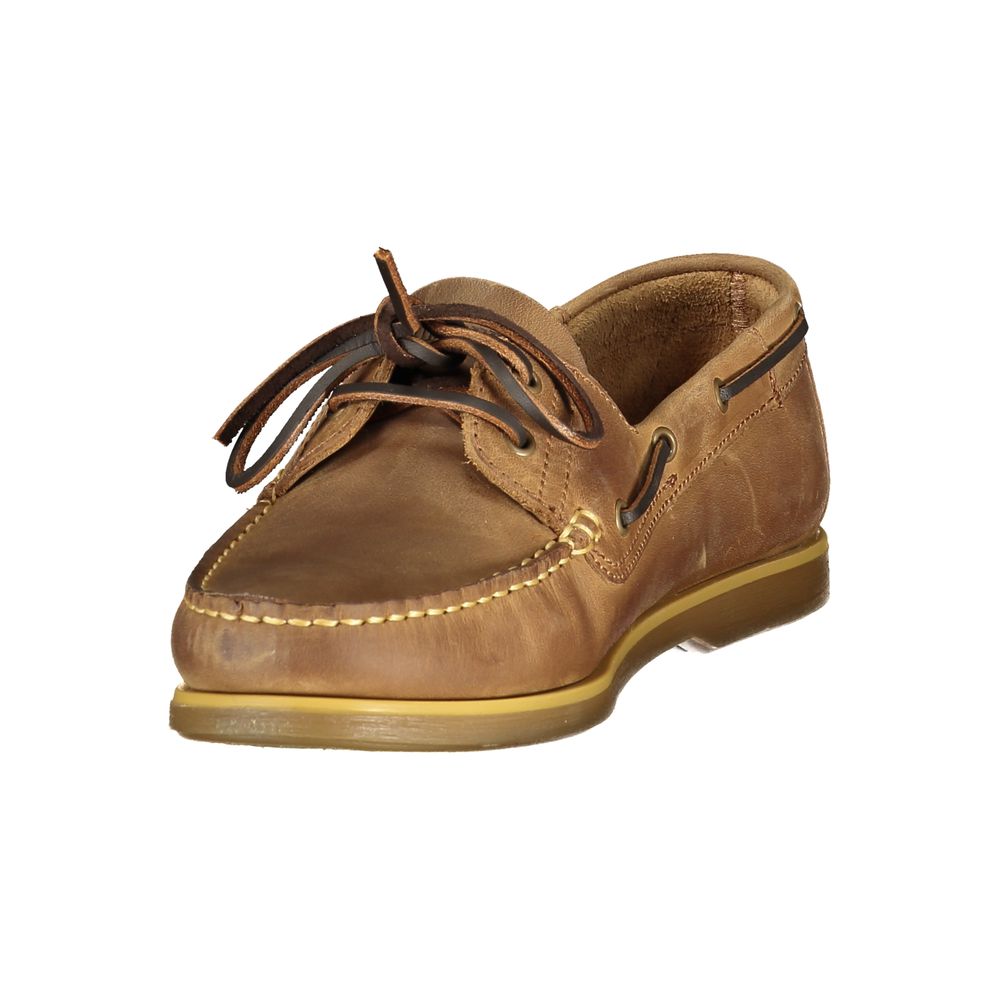 Brown Leather Men's Classic Shoe