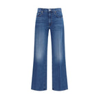 Blue Cotton Relaxed Fit Jeans