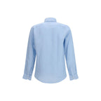 Blaues Leinenhemd