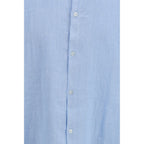 Blaues Leinenhemd