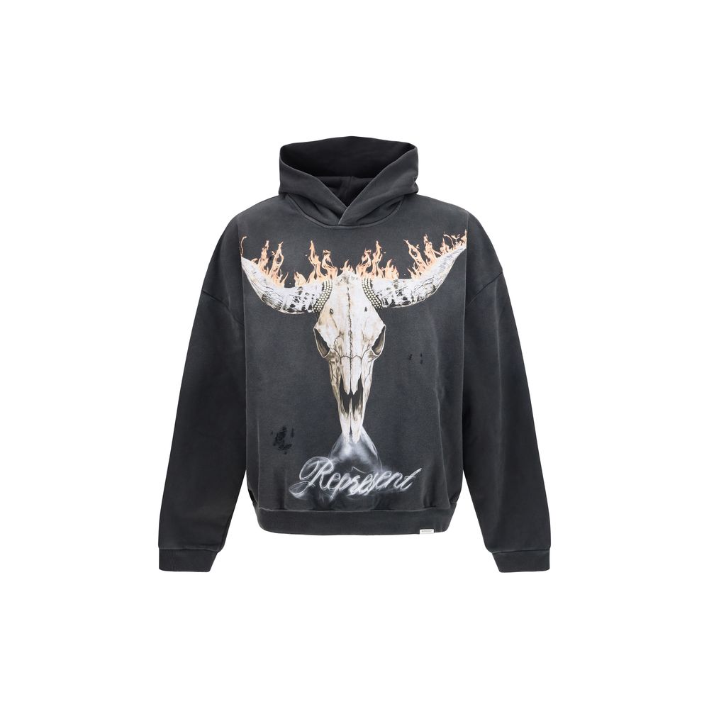 Graues Baumwoll-Sweatshirt