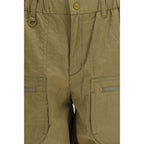Bicolor Polyester Bermuda Shorts