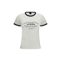 Weißes Baumwoll-T-Shirt