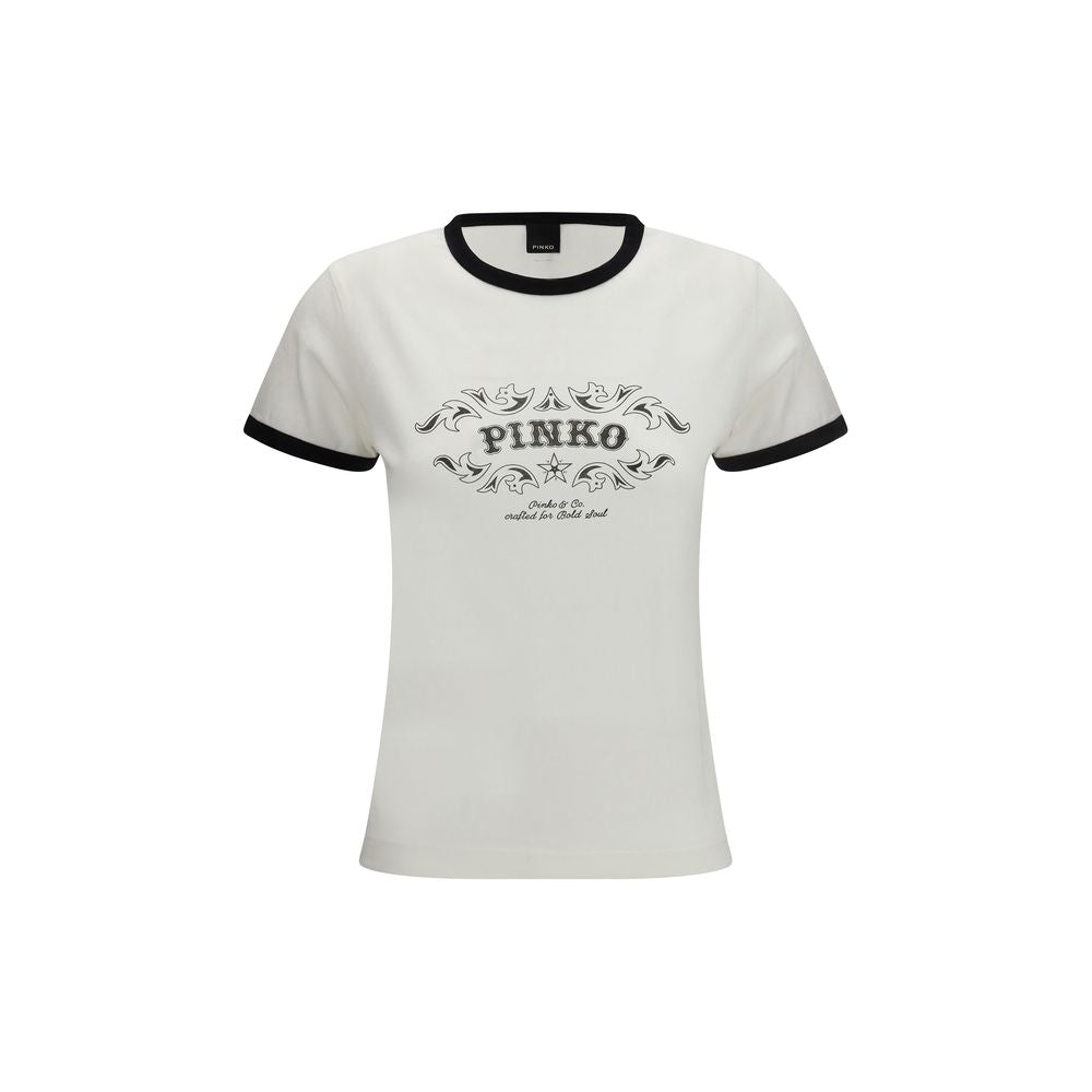 Weißes Baumwoll-T-Shirt