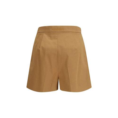 Beige Cotton Bermuda Shorts