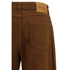 Braune Baumwollhose
