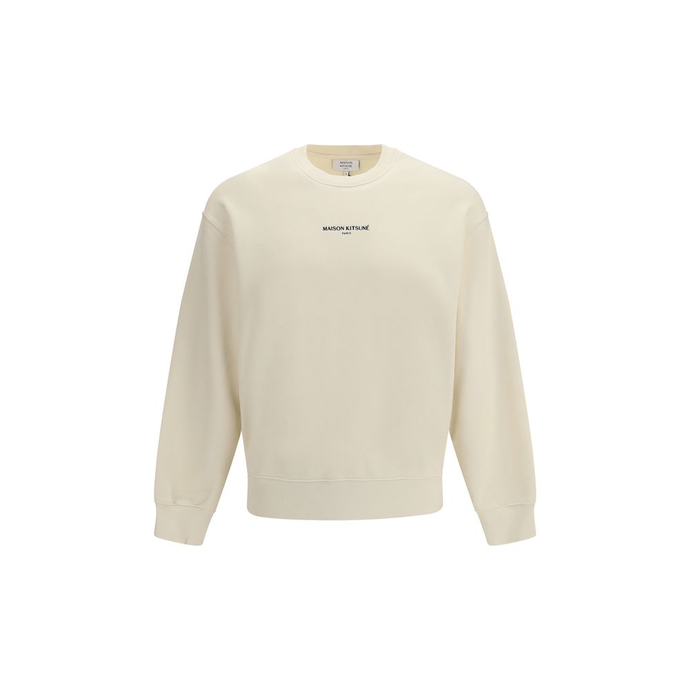 Beiges Baumwoll-Sweatshirt