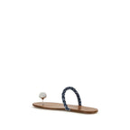 Brown Calf Leather Bos Taurus Sandals