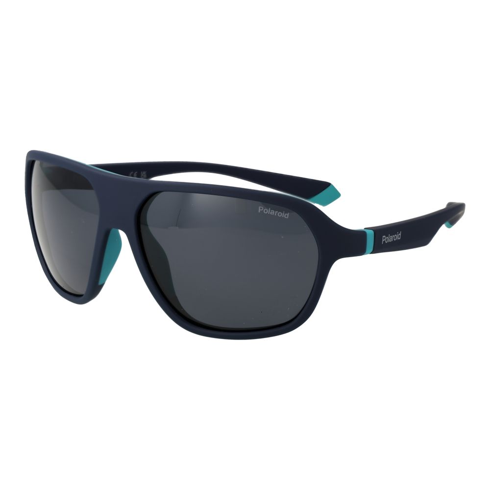 Blaue Sonnenbrille aus Kunststoff