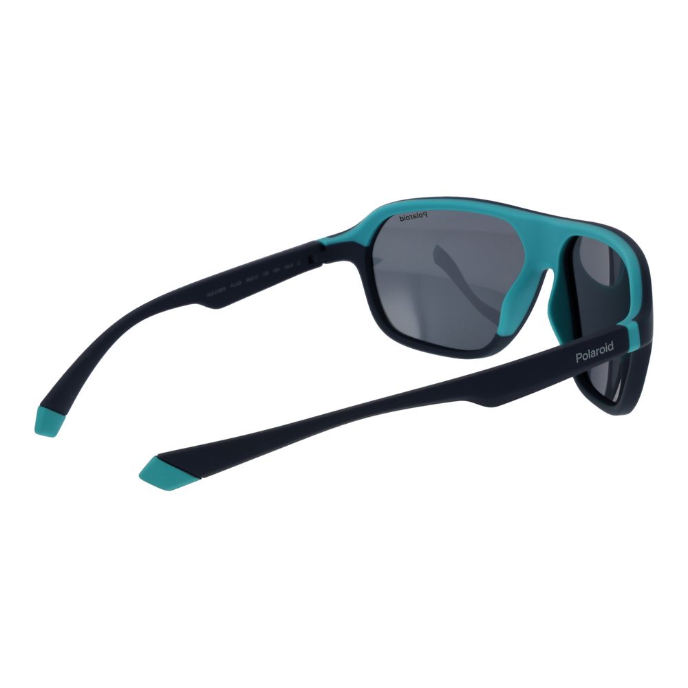 Blaue Sonnenbrille aus Kunststoff