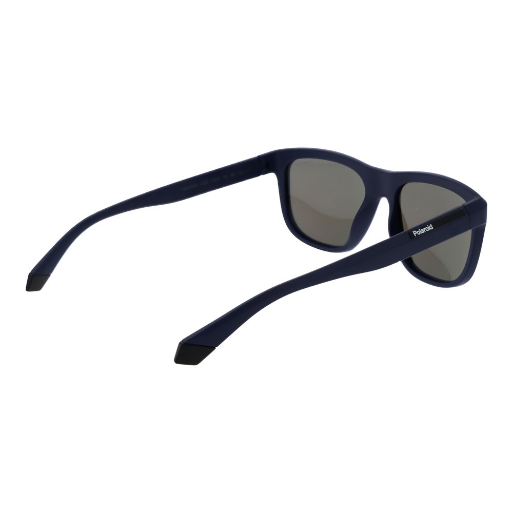 Blaue Sonnenbrille aus Kunststoff