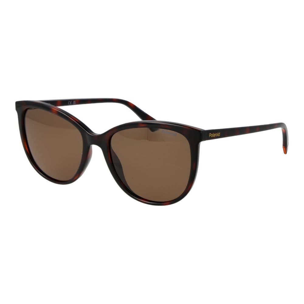 Braune Sonnenbrille aus Kunststoff