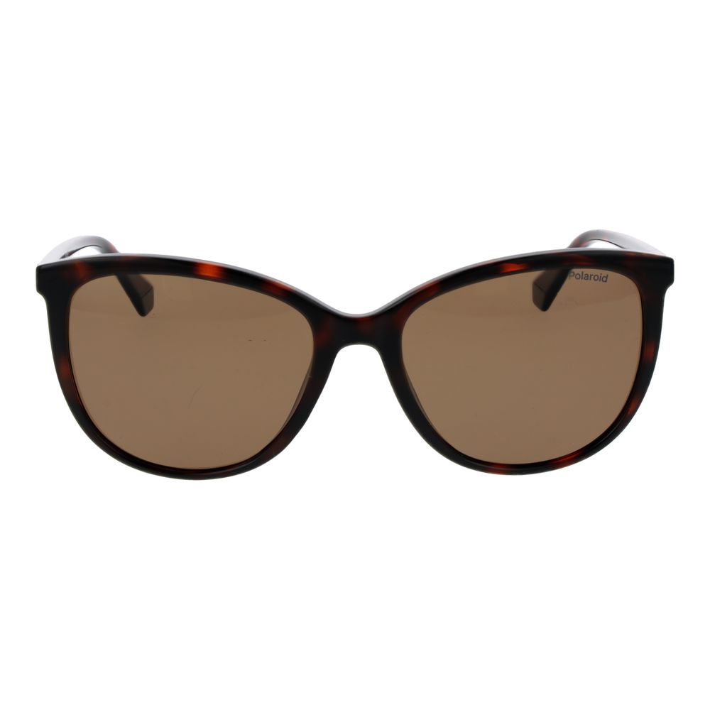 Braune Sonnenbrille aus Kunststoff