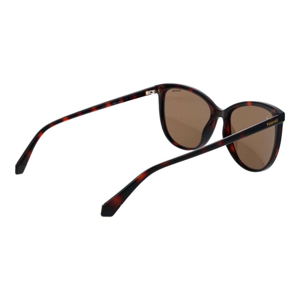 Braune Sonnenbrille aus Kunststoff