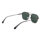 Gray Stainless Steel Sunglasses