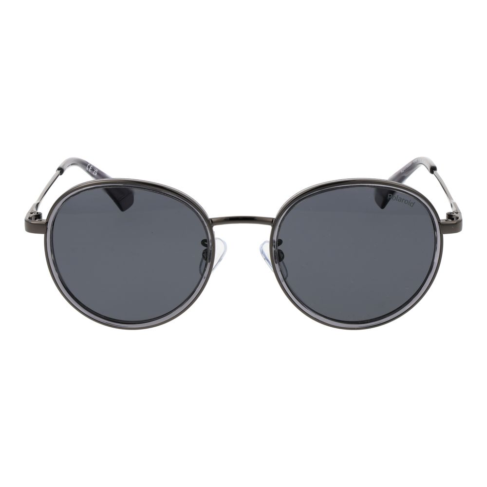 Sonnenbrille aus grauem Edelstahl