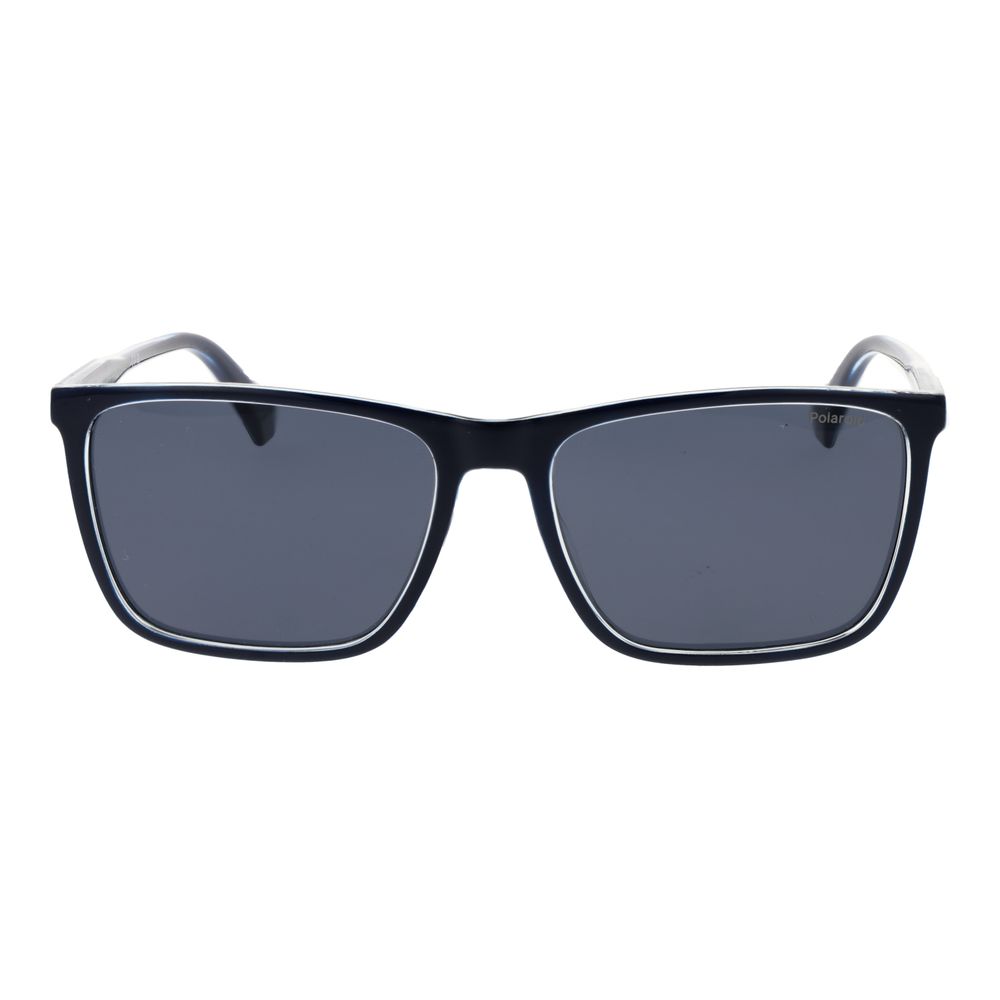 Blaue Kunststoffsonnenbrille