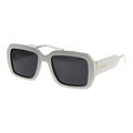 White Plastic Sunglasses