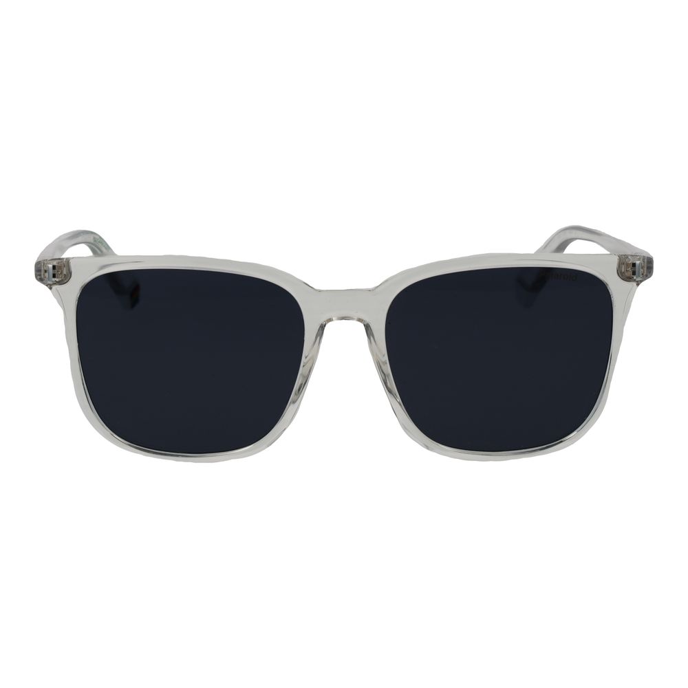 Transparente Sonnenbrille aus Kunststoff