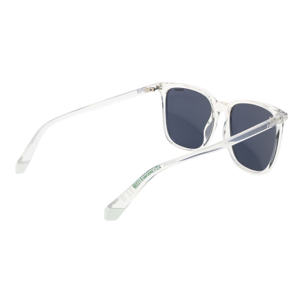Transparente Sonnenbrille aus Kunststoff